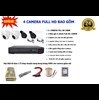 Bộ 4 Mắt Camera 2.0 Megapixle