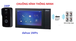Bộ chuông hình Thông minh Dahua Kết nối SmartPhone-Độ phân giải 1.0MPx