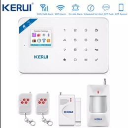 Bộ Chống Trộm Dùng Sim Điện thoại và Phần mềm Smartphone Kerui W18