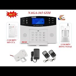 Báo trộm không dây qua SIM điện thoại NAGA-365 GSM