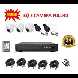 Bộ 5 Camera AHD 2.0 MP