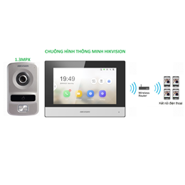 Bộ chuông hình HIKVISION Kết nối SmartPhone-Độ phân giải 1.3MPx