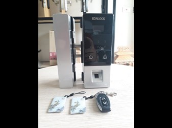 Khóa cửa kính vân tay cao cấp Eda Lock S500