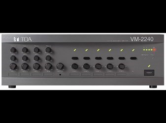 Mixer Amplifier 240W chọn 5 vùng loa TOA VM-2240