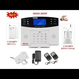 Báo trộm không dây qua SIM và WiFi NAGA-365W