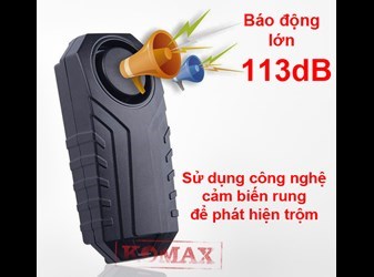 Chống trộm cảm biến rung thế hệ mới KM-R16A