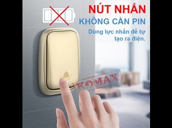 Nút nhấn lẻ chuông cửa D66